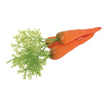 Carrot 3pcs./bag, plastic 4x30cm Color: orange/green