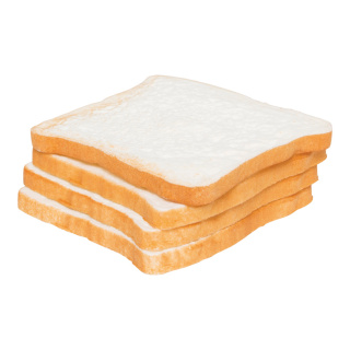 Toastscheiben 4Stck./Btl., Kunststoff     Groesse: 11x11cm    Farbe: weiß/braun     #