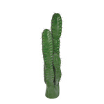 Column cactus 4-fold - Material: plastic - Color: green -...