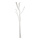 Decoration tree  - Material: hard cardboard - Color: white - Size:  X 100cm