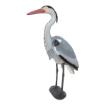 Heron standing  - Material: plastic - Color: grey - Size:...