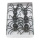 Araignées 6pcs./blister polystyrène couvert avec papier Color: noir Size: 8x7cm