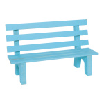 Seat  - Material: wood - Color: blue - Size: 30x18cm