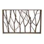 Frame with twigs  - Material: wood - Color: brown - Size:...