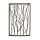 Rahmen mit Zweigen Holz     Groesse: 57x87cm    Farbe: braun
