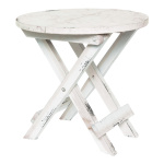 Table  bois pliable Color: blanc Size: 24x24x235cm