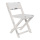 Chair  - Material: wood foldable - Color: white - Size: 19x16x325cm