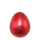 Easter egg  - Material: styrofoam covered with foil - Color: red - Size: Ø 16cm