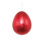 Easter egg  - Material: styrofoam covered with foil - Color: red - Size: Ø 20cm