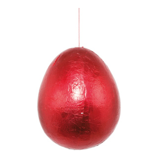 Osterei Styropor mit Folie überzogen Größe:Ø 30cm Farbe: rot