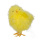 Chicks assorted 3-fold - Material: styrofoam with feathers - Color: yellow - Size:  X 16cm