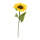 Tournesol  soie artificielle Ø15cm fleur Color: jaune Size:  X 65cm