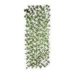 Zaun mit Efeu Kunststoff Größe:180x80cm Farbe: grün    #