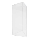 Dreifachfalz Menühalter jede Oberfläche 1/3 v. A4, transparent, 10 x 21 cm
