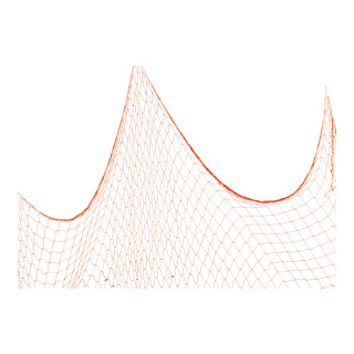 Netz Adria,  Größe: Maschen 5cm, Farbe: orange   
