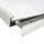 Trikotrahmen Distance silber matt - 42 x 59,4 cm (DIN A2) - Polystyrol klar - Foamboard weiß